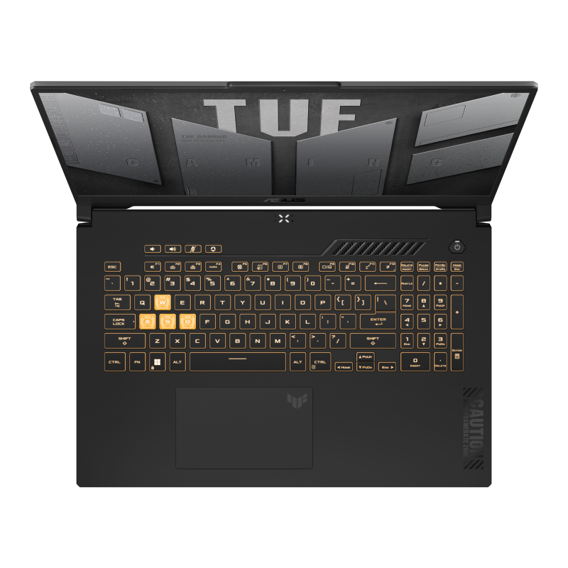 ASUS TUF Gaming F17 FX707VV-HX451 Intel Core i7 13th Gen 16GB D5 512GB SSD RTX 4060 8GB Graphics 17.3" FHD 144Hz RGB B/L KB DOS - PakByte Computers
