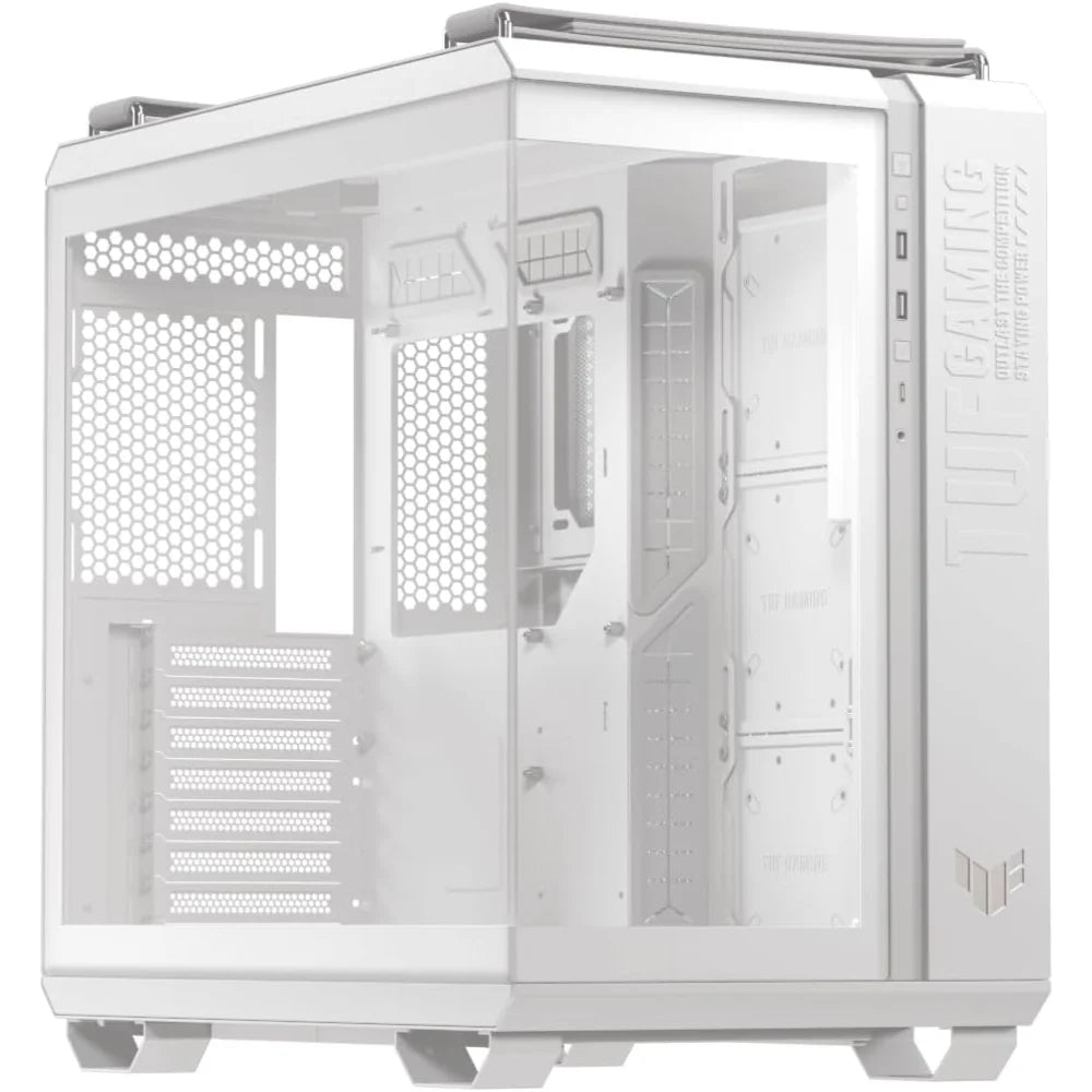 ASUS TUF Gaming GT502 Horizon ATX Mid-Tower Gaming Case - White - PakByte Computers