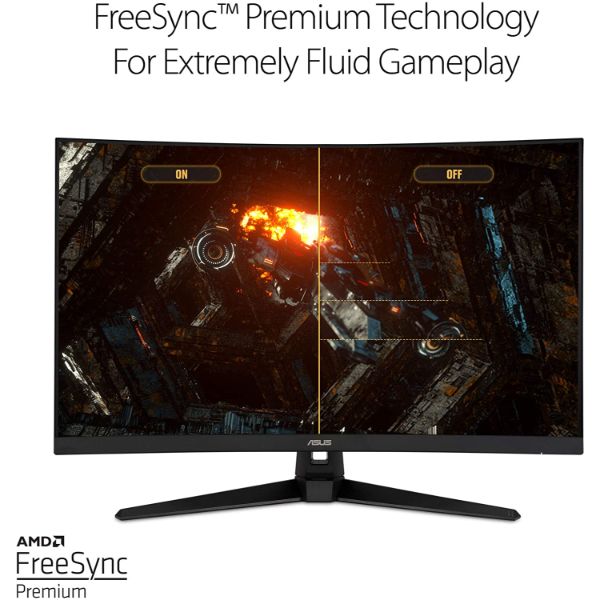 ASUS TUF Gaming VG32VQ1B 31.5” Curved Monitor, WQHD (2560 x 1440), 165Hz (Supports 144Hz) - PakByte Computers