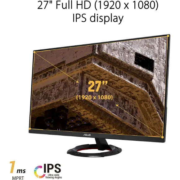 ASUS VG279Q1R 27" 144Hz FHD Gaming Monitor - PakByte Computers