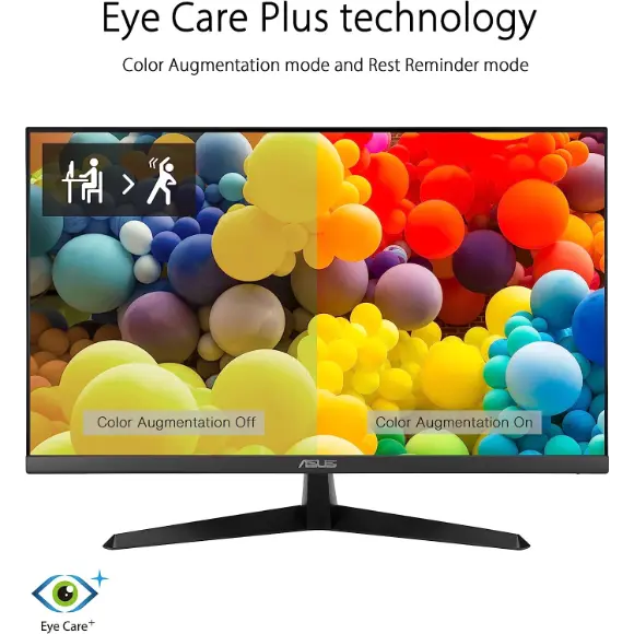 ASUS VY279HE 27" 75Hz FHD Gaming Monitor - PakByte Computers