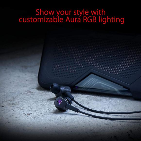ASUS Wired Gaming Earbuds ROG Cetra | Noise Cancelling Earbuds with Large 10mm Drivers | Multi-Device Compatible - PakByte Computers