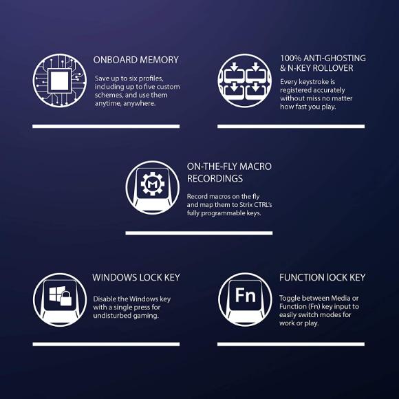 ASUS XA05 Mechanical Gaming Keyboard - ROG Strix Scope RX | Red Optical Mechanical Switches - PakByte Computers