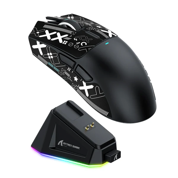 ATTACK SHARK X11 Black Wireless Gaming Mouse - PakByte
