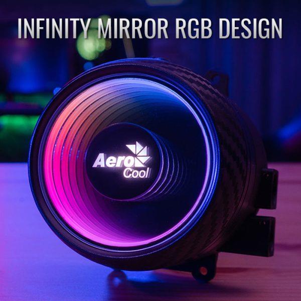 AeroCool Mirage L240 ARGB AIO Liquid CPU Cooler - Black - PakByte Computers