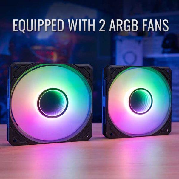 AeroCool Mirage L240 ARGB AIO Liquid CPU Cooler - Black - PakByte Computers