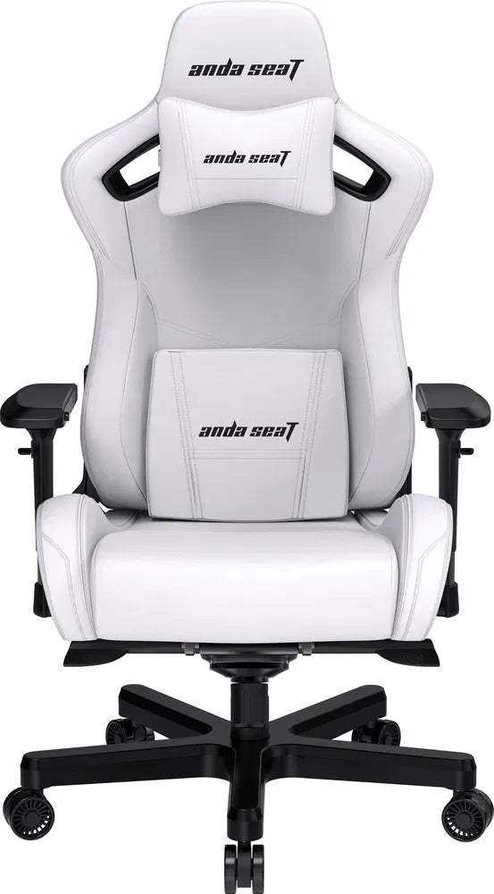 Anda Seat Kaiser 2 XL Leather Gaming Chair (White) - PakByte
