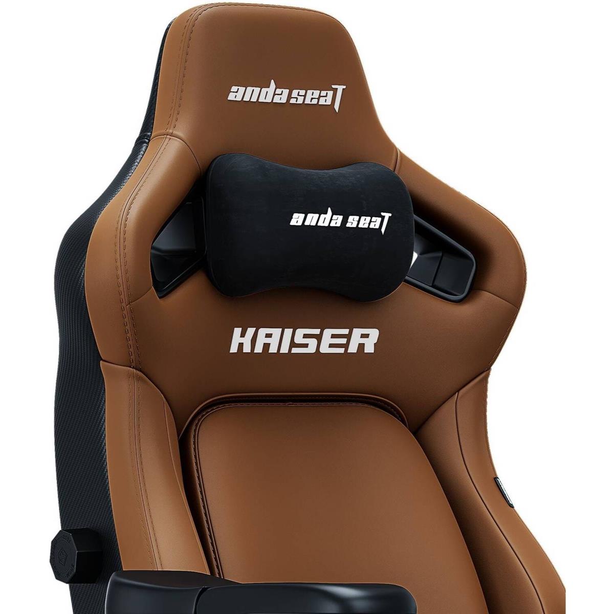 Anda Seat Kaiser 4 L Large Gaming Chair - Bentley Brown - PakByte Computers