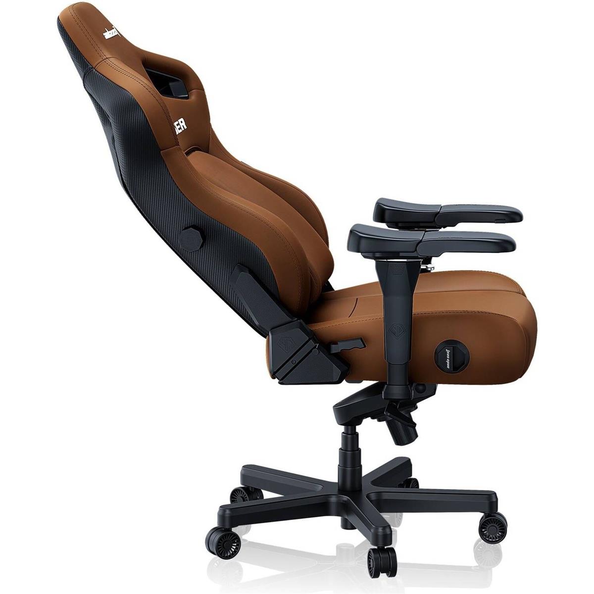 Anda Seat Kaiser 4 L Large Gaming Chair - Bentley Brown - PakByte Computers