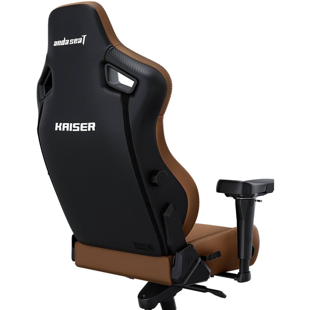 Anda Seat Kaiser 4 L Large Gaming Chair - Bentley Brown - PakByte Computers
