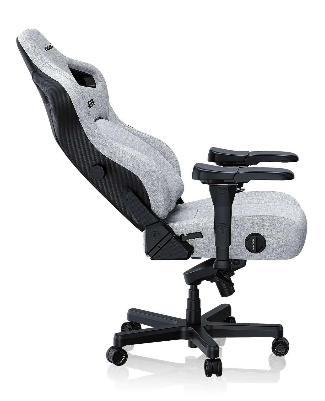AndaSeat Kaiser 4 Series Premium Gaming Chair (Gray Fabric) - PakByte