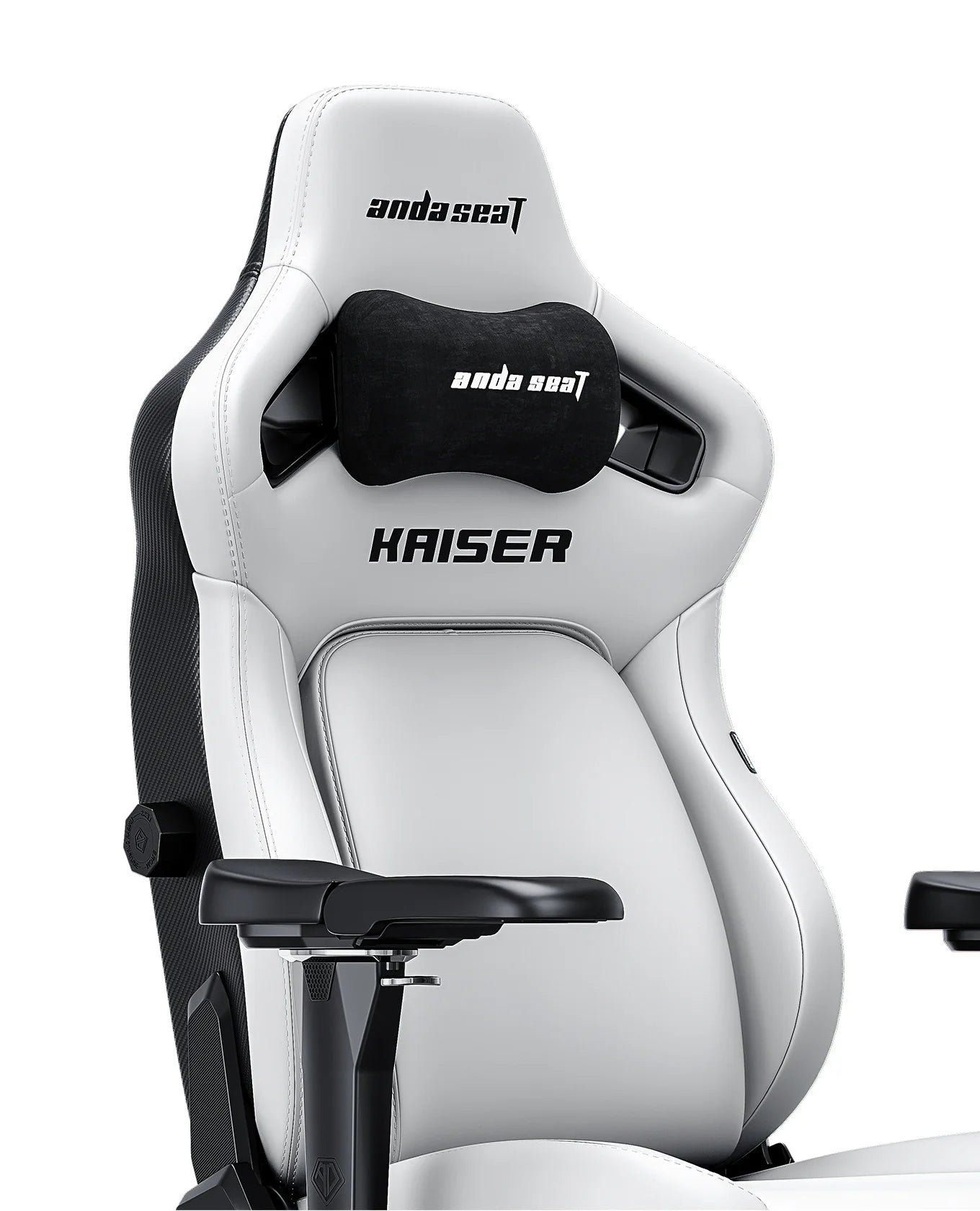 AndaSeat Kaiser 4 XL Series Premium Gaming Chair (White) - PakByte