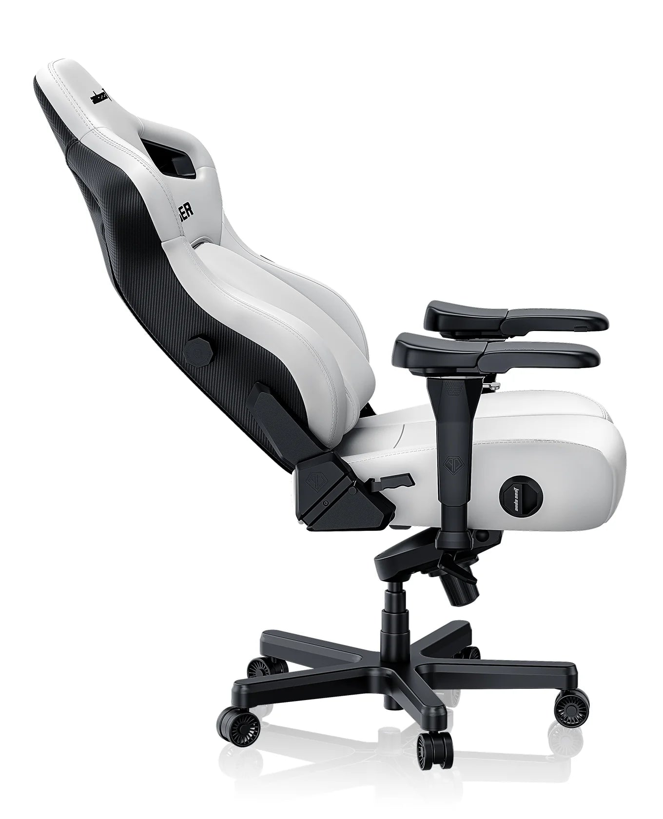 AndaSeat Kaiser 4 XL Series Premium Gaming Chair (White) - PakByte