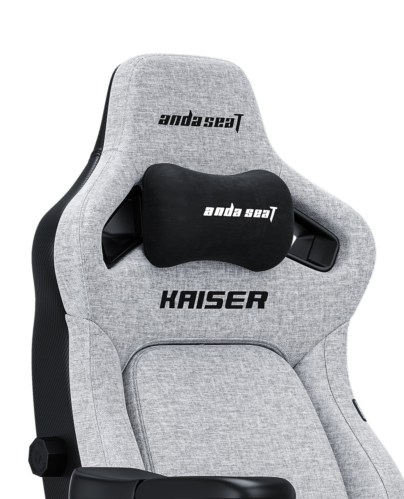 AndaSeat Kaiser 4 XL Series Premium Gaming Chair (Gray Fabric) - PakByte