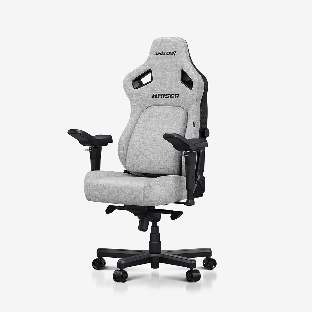 AndaSeat Kaiser 4 XL Series Premium Gaming Chair (Gray Fabric) - PakByte
