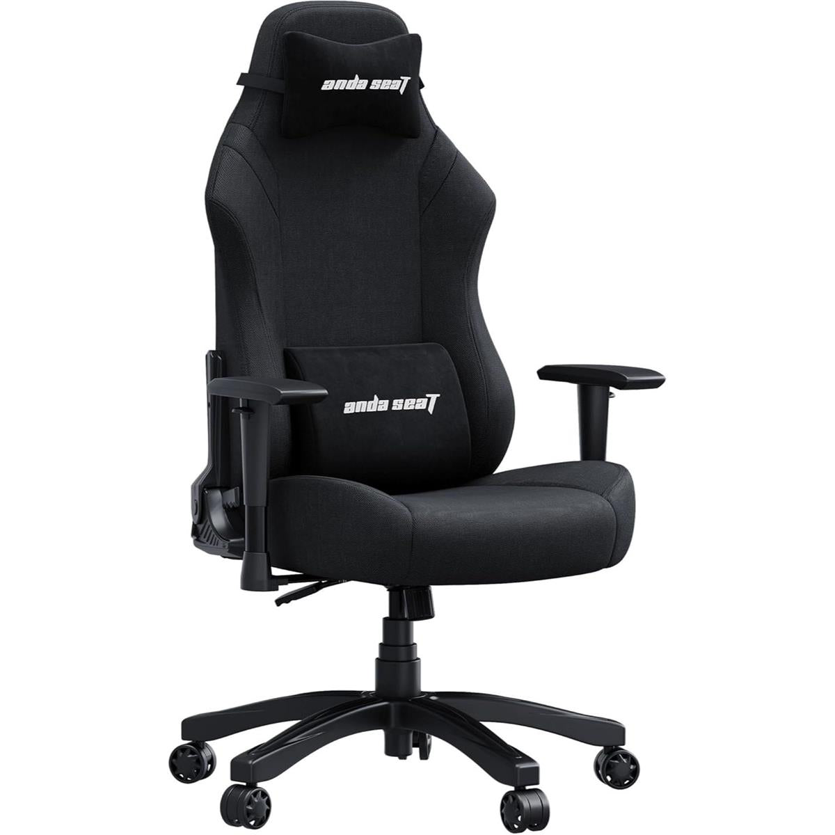 Anda Seat Luna Large Fabric Gaming Chair - Black - PakByte
