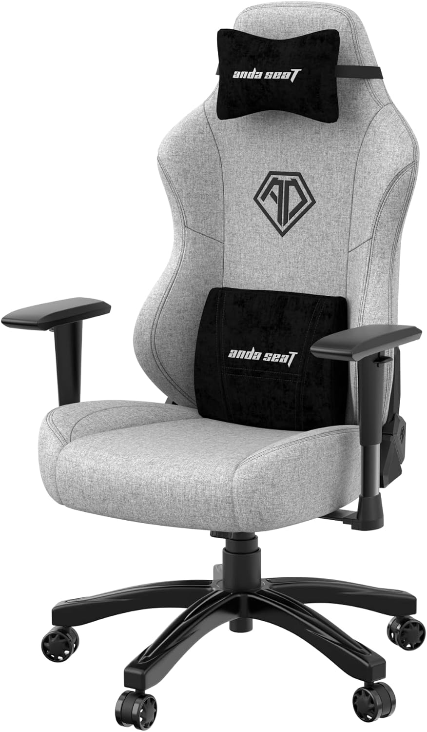 Anda Seat Phantom 3 Fabric Gaming Chair - Gray - PakByte