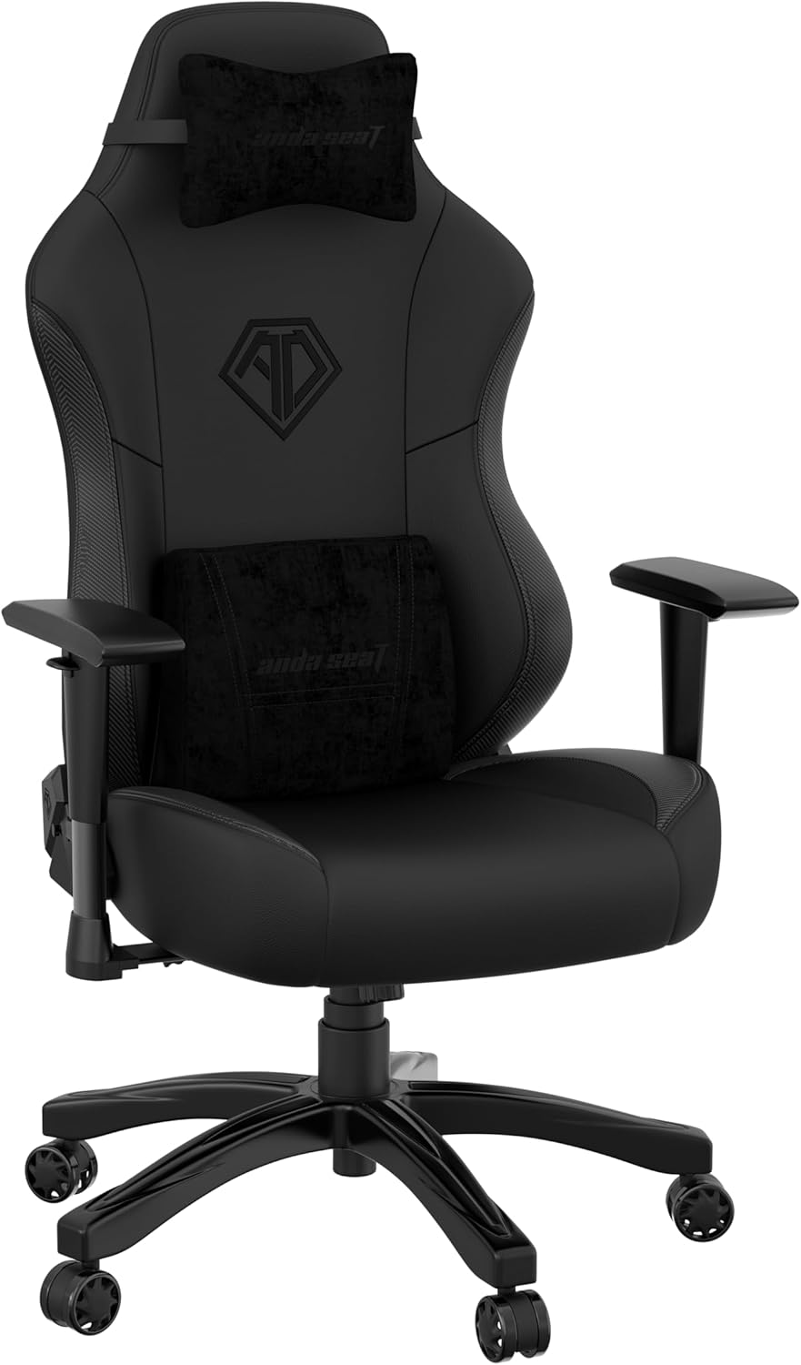Anda Seat Phantom 3 Leather Gaming Chair - Black - PakByte