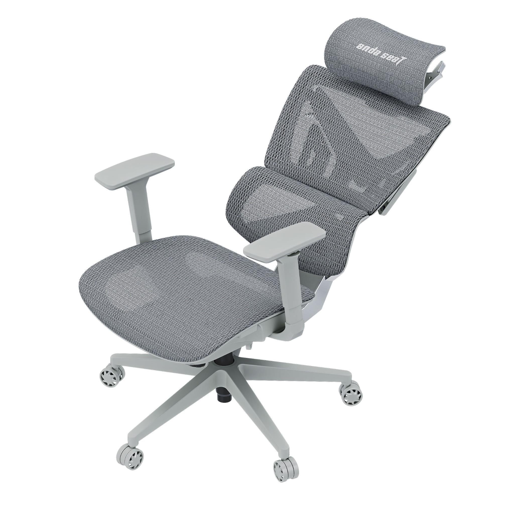 Anda Seat X-Air Mega Gaming Mesh Chair Ash Grey - PakByte Computers