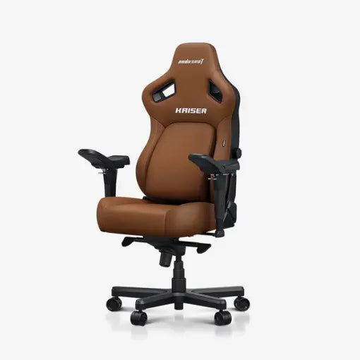 AndaSeat Kaiser 4 XL Premium Leather Gaming Chair – Bentley Brown - PakByte Computers