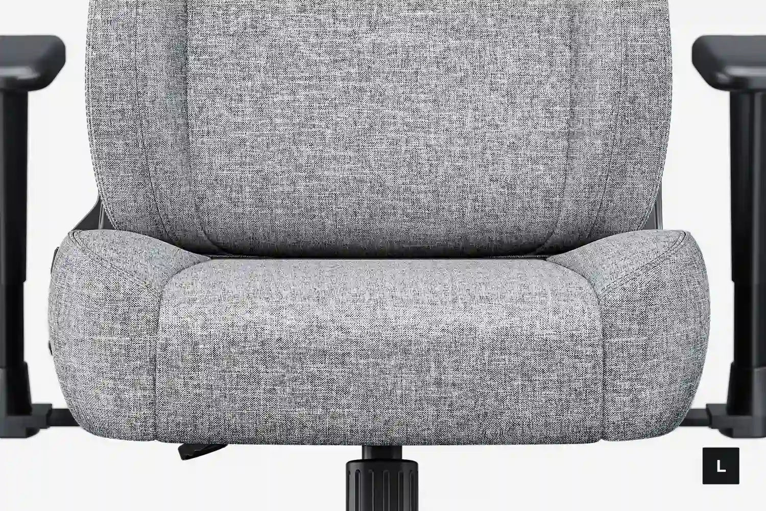 AndaSeat Novis L Series Gaming Chair, Linen Fabric - Ash Gray - PakByte Computers