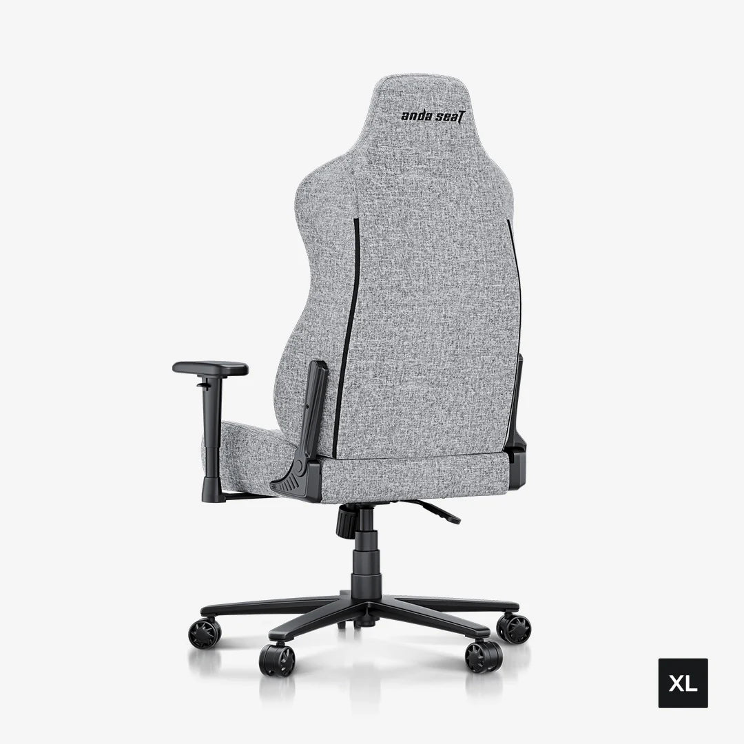 AndaSeat Novis XL Series Gaming Chair, Linen Fabric - Ash Gray - PakByte Computers