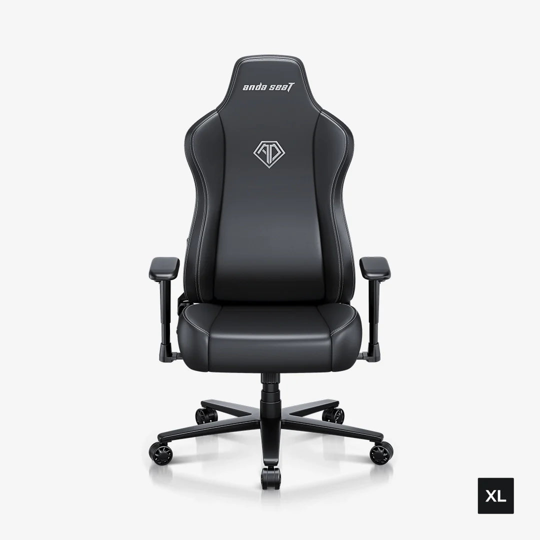 AndaSeat Novis XL Series Gaming Chair, Premium PVC Leather - Elegant Black - PakByte Computers