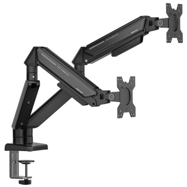 AndaSeat Stealth II Duo A6D-2S Ergonomic Dual Monitor Arm - Black - PakByte Computers