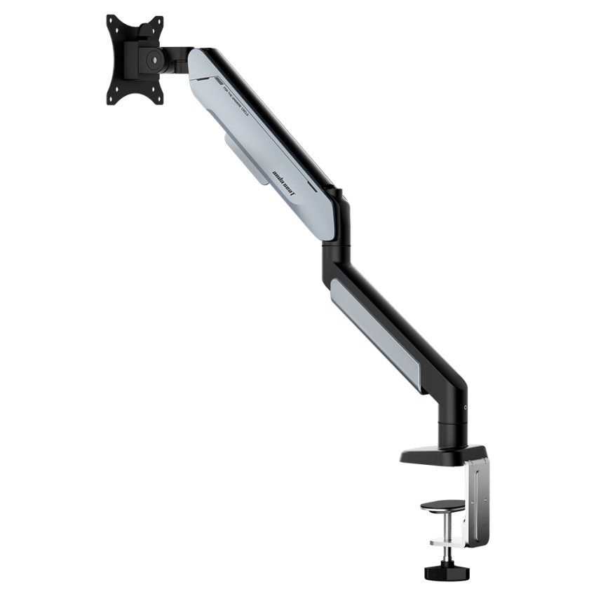 AndaSeat Stealth Pro II A9 Ergonomic Single Monitor Arm - Black Titanium - PakByte Computers