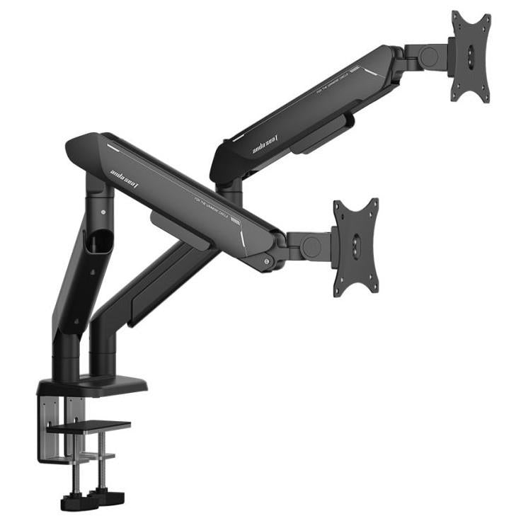 AndaSeat Stealth Pro II Duo A9-2S Ergonomic Dual Monitor Arm - Black - PakByte Computers