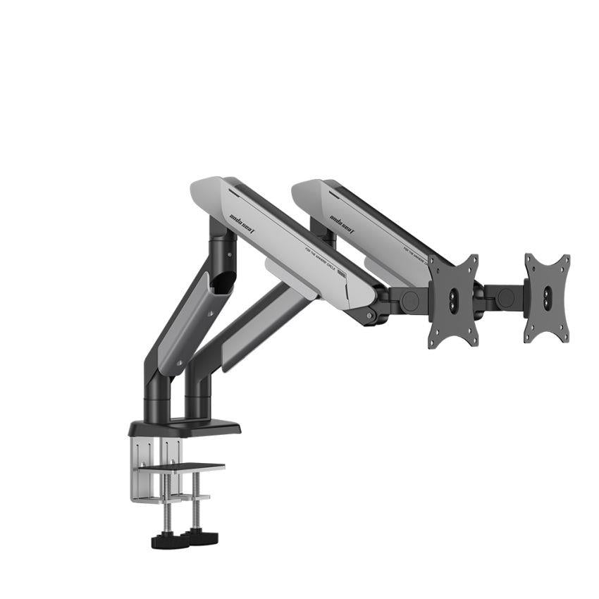 AndaSeat Stealth Pro II Duo A9-2S Ergonomic Dual Monitor Arm - Black Titanium - PakByte Computers