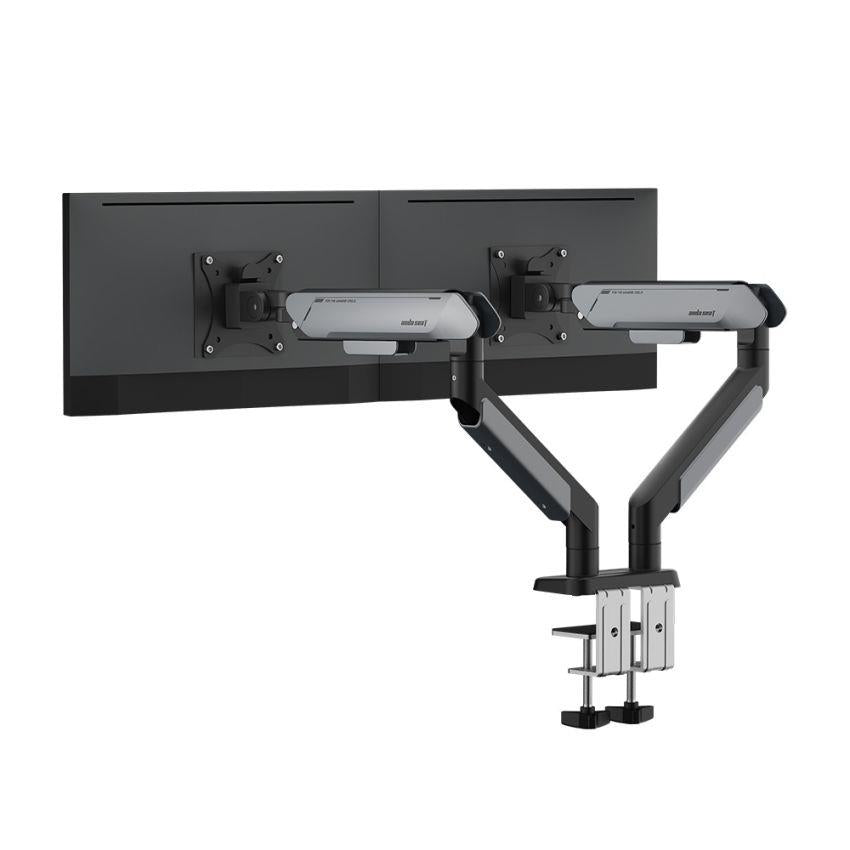 AndaSeat Stealth Pro II Duo A9-2S Ergonomic Dual Monitor Arm - Black Titanium - PakByte Computers