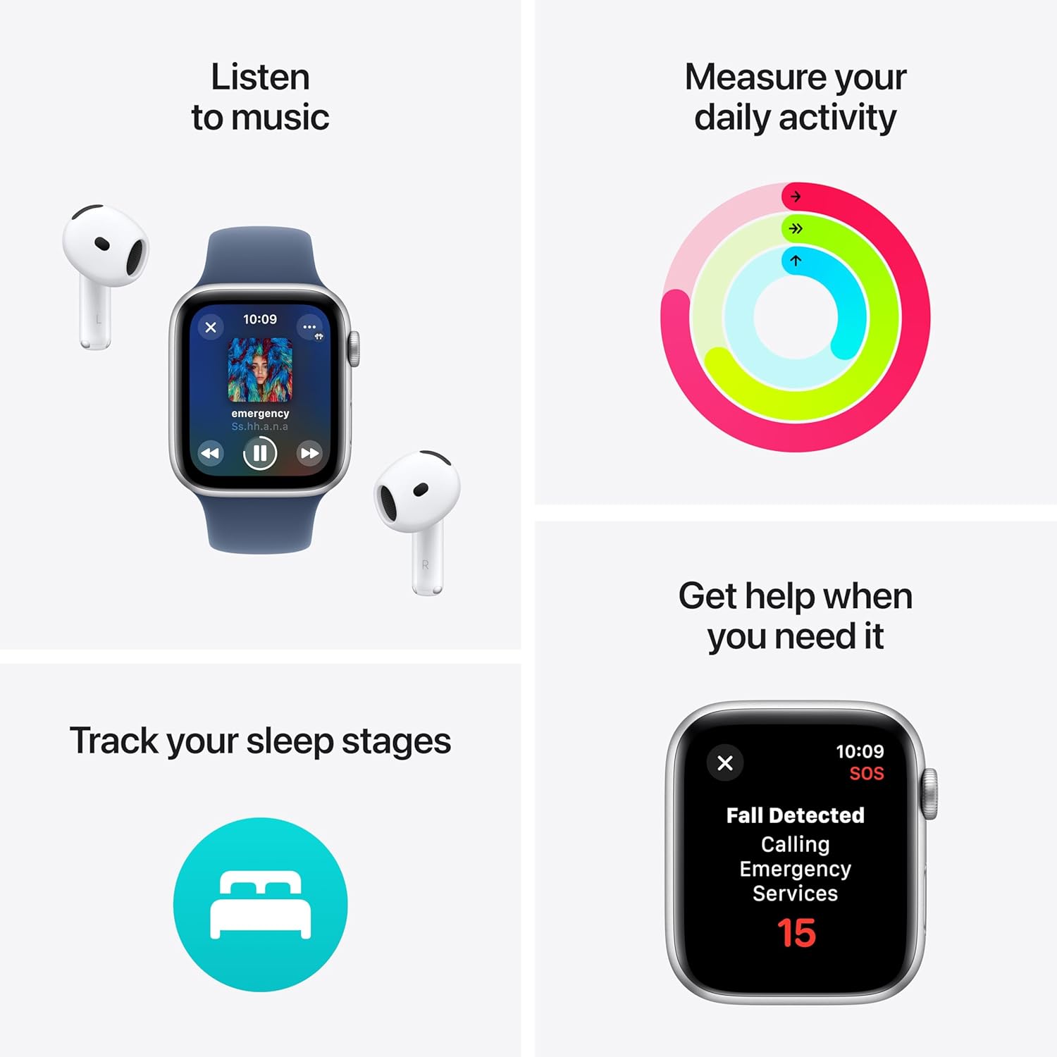 Apple Watch SE (2nd Gen) GPS 40mm Smartwatch with Midnight Aluminium Case with Midnight Sport Band - PakByte Computers