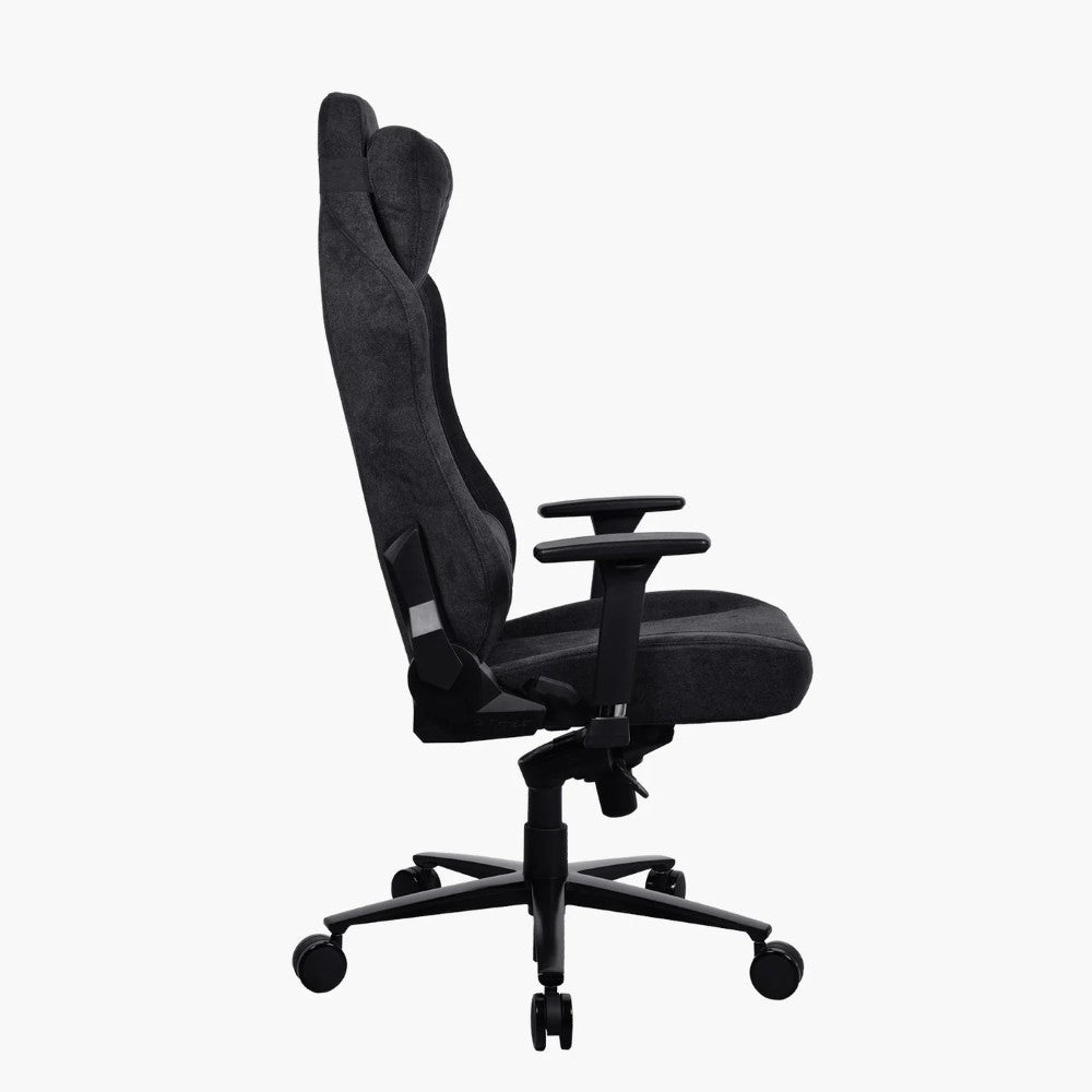 Arozzi Vernazza Soft Fabric Durable Ergonomic Office and Gaming Chair - Pure Black