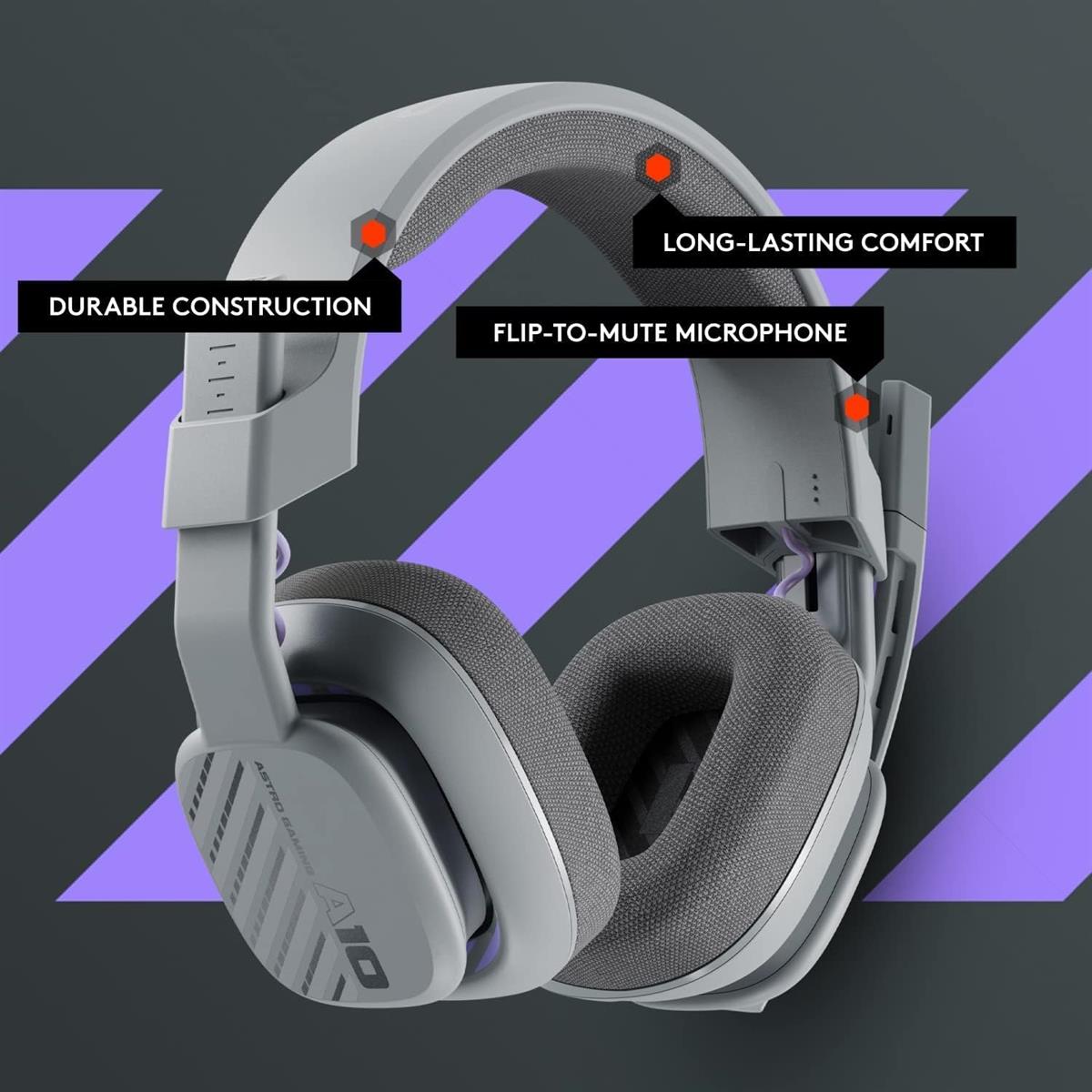 Astro A10 Gen 2 Wired Gaming Headset (Grey) - PakByte Computers