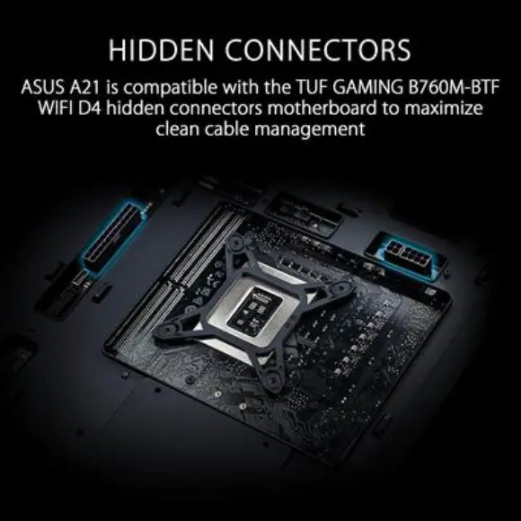 Asus A21 Mid-Tower microATX Case - Black - PakByte Computers