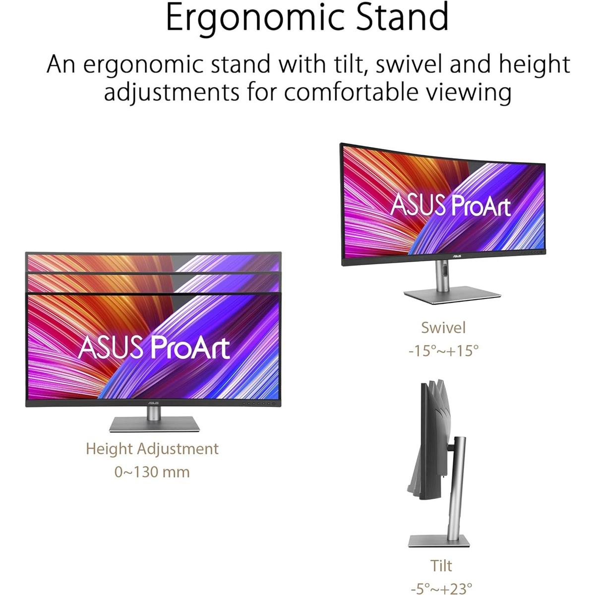 Asus ProArt Display PA34VCNV - 60Hz 2K 1440p WQHD IPS 34" Curved Monitor - PakByte Computers