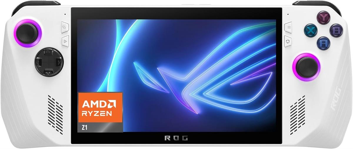 Asus ROG ALLY RC71L-NH019W AMD Ryzen Z1, 16GB DDR5, 512GB SSD FHD 120Hz - White - PakByte Computers