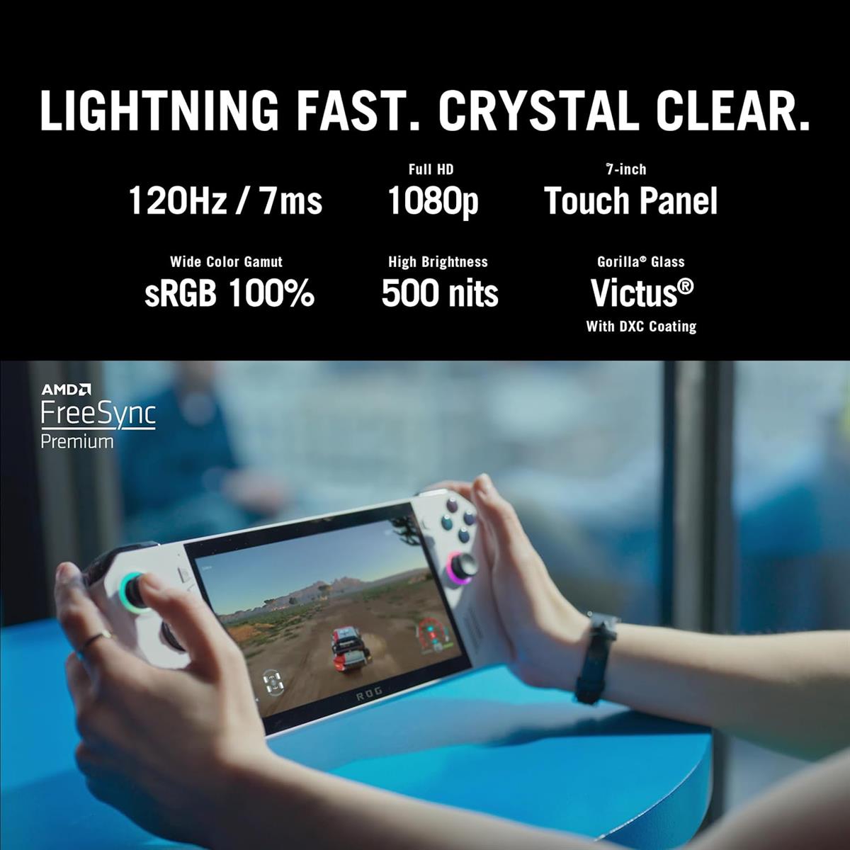 Asus ROG ALLY RC71L-NH019W AMD Ryzen Z1, 16GB DDR5, 512GB SSD FHD 120Hz - White - PakByte Computers