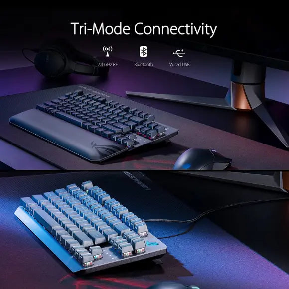 Asus ROG Strix Scope RX TKL Wireless Deluxe Gaming Keyboard for FPS Gamers - PakByte Computers