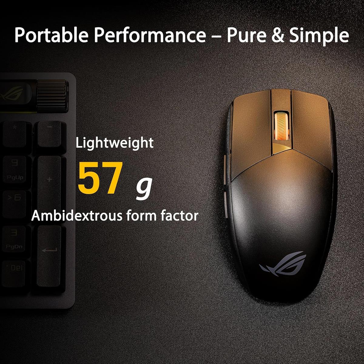 Asus Rog Strix Impact III Wireless Gaming Mouse - Black - PakByte Computers