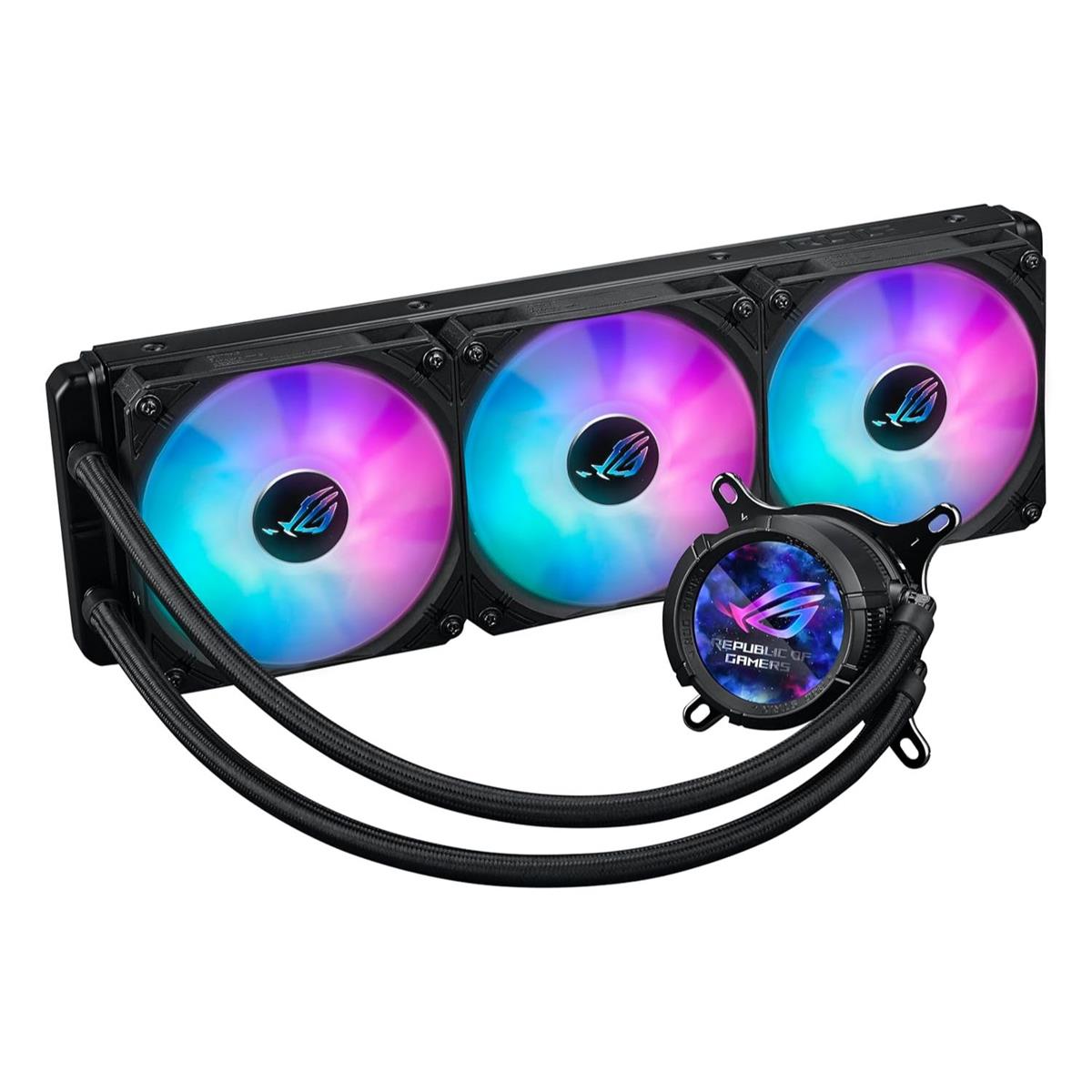 Asus Rog Strix LC III 360 ARGB LCD AIO 360mm Liquid CPU Cooler - PakByte Computers