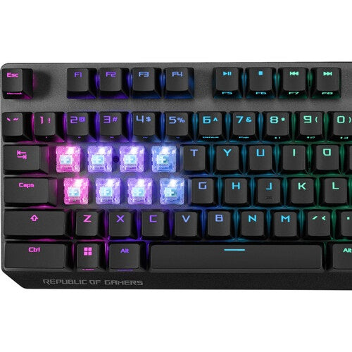 Asus Rog Strix Scope NX RGB Wireless Deluxe Mechanical Gaming Keyboard - Red Switches - PakByte Computers