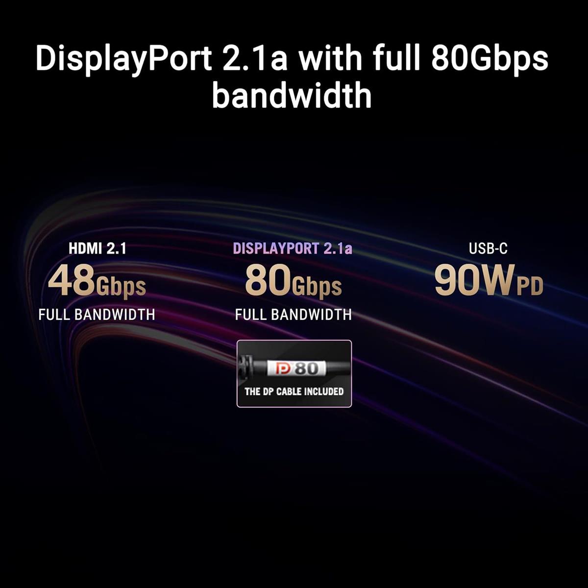 Asus Rog Swift OLED PG27UCDM 27” 4K QD-OLED Gaming Monitor - 240Hz, 0.03ms, Custom Heatsink, Neo Proximity Sensor, G-Sync Compatible, 99% DCI-P3, True 10-bit color, DisplayPort 2.1a UHBR20 - PakByte Computers