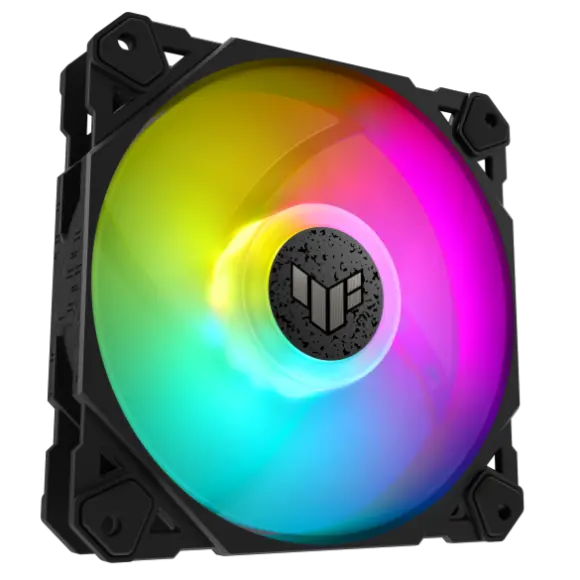 Asus TUF Gaming TF120 ARGB 120mm Case Fan - Black - PakByte Computers