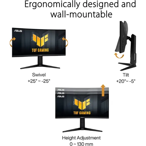 Asus TUF Gaming VG30VQL1A Curved Gaming Monitor - PakByte Computers