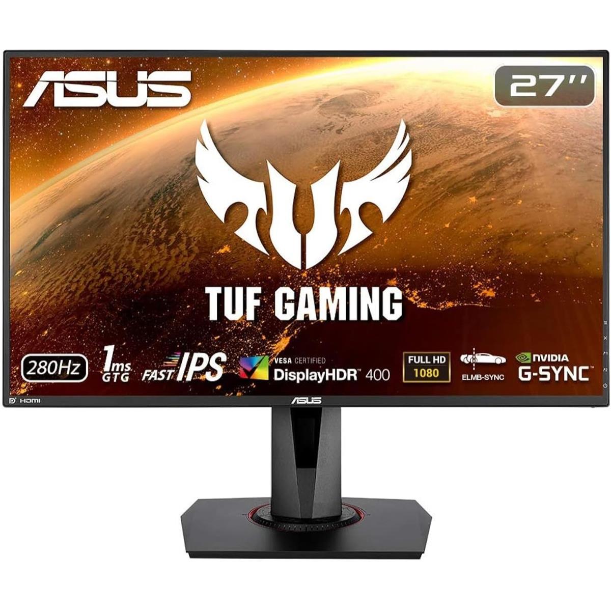 Asus Tuf Gaming VG279QM - 280Hz 1080p FHD IPS 27" Monitor - PakByte Computers