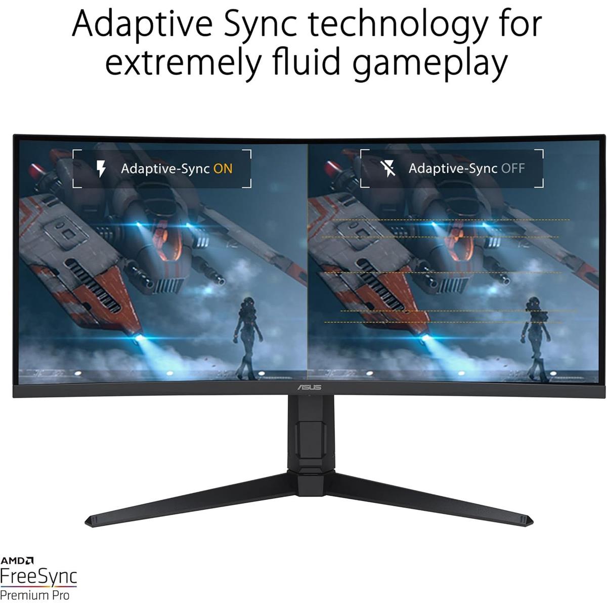 Asus Tuf Gaming VG34VQL3A 34” QHD 180Hz 1440P Curved Monitor - PakByte Computers