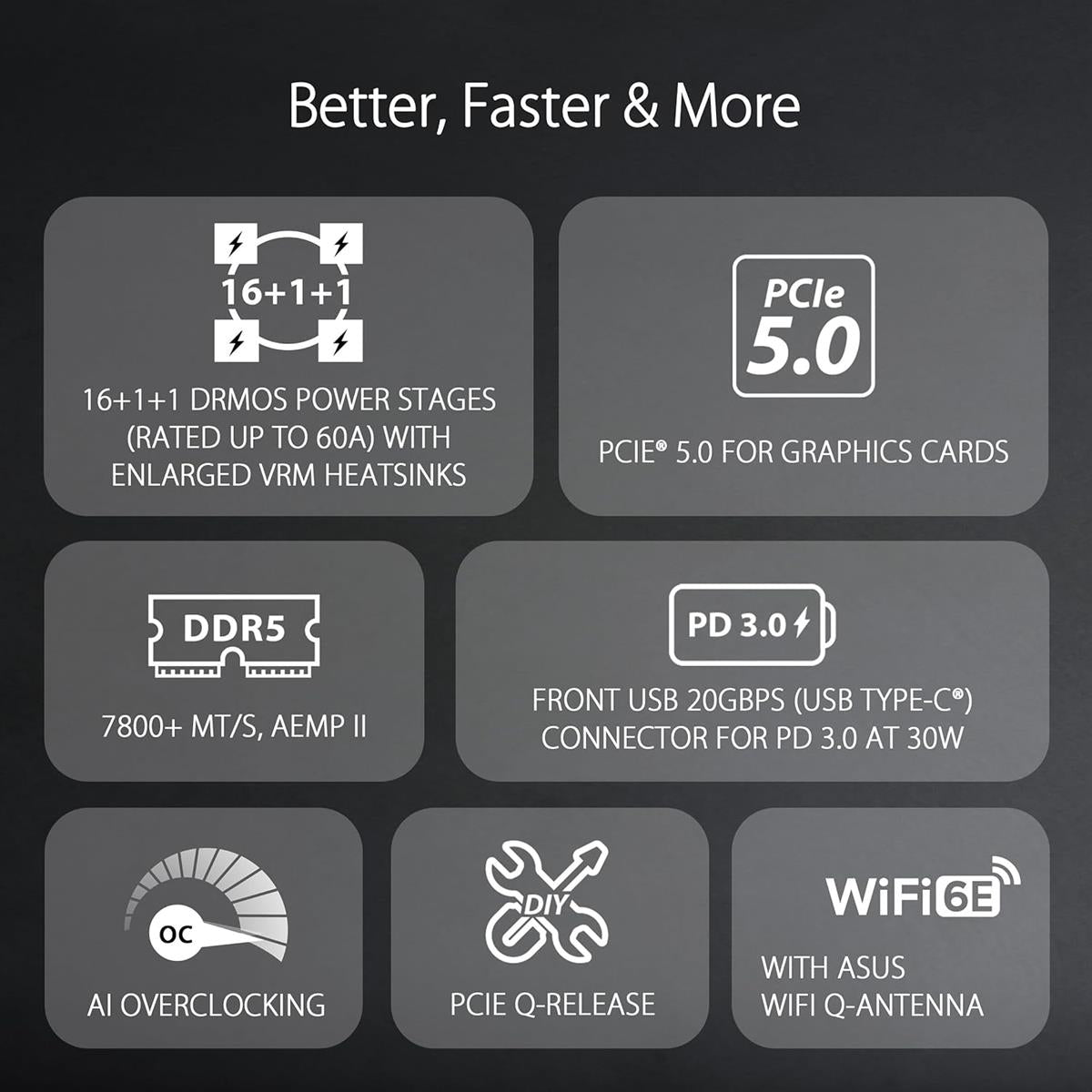 Asus Tuf Gaming Z790-Pro Wifi DDR5 Intel 12/13/14th Gen ATX Motherboard - PakByte Computers