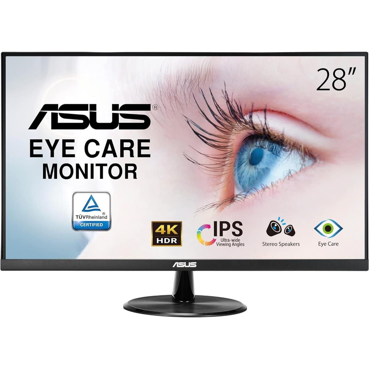 Asus VP289Q - 60Hz 4K UHD IPS 28" Eye Care Monitor - PakByte Computers